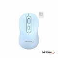 Mouse 2.4 ghz+bt recarg. Netmak m640 azul