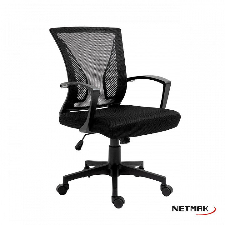 Silla de Oficina Netmak Mesh Negra [Mayorista]