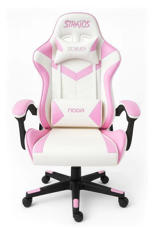 Silla Gamer Noga Stratos Stormer Rosa [Mayorista]