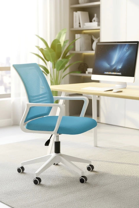 Silla de Oficina Mesh Azul [Mayorista]
