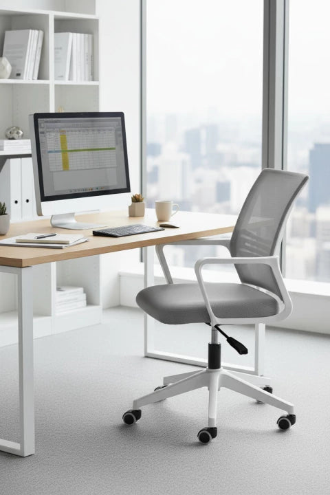 Silla de Oficina Mesh Gris [Mayorista]