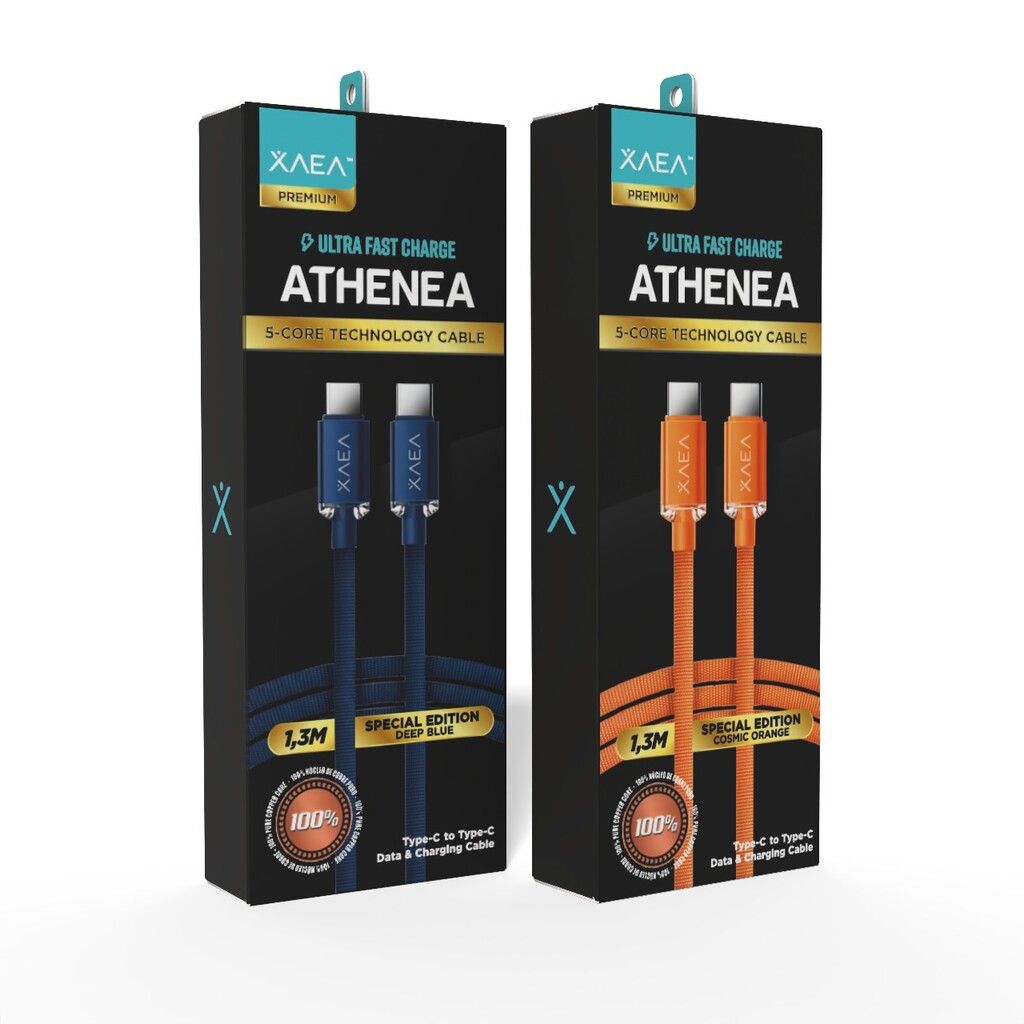 XAEA Athenea Cable USB-C Ultra Fast Charge 1.3M Special Edition [Mayorista]
