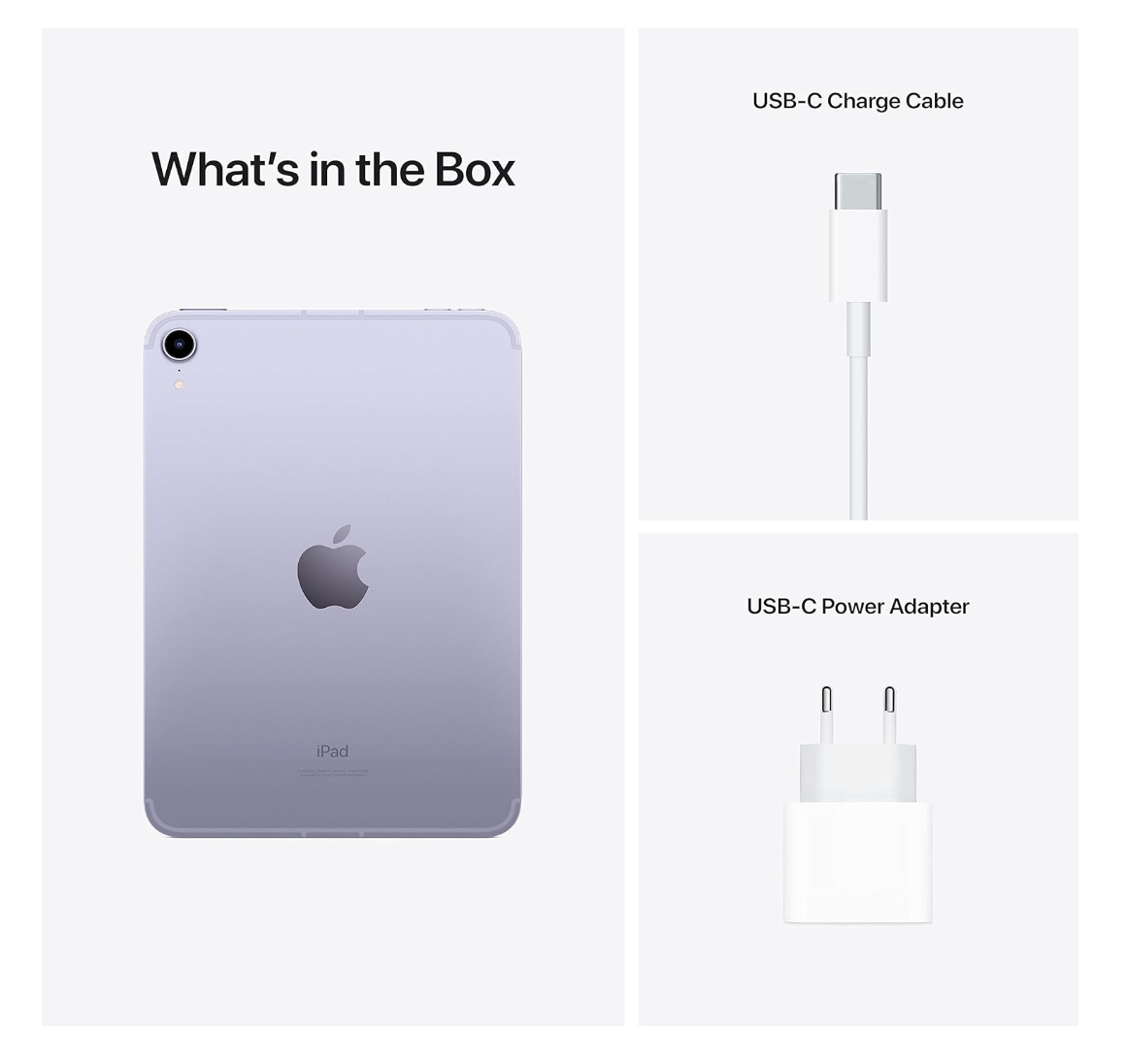 Apple iPad Mini 8.3" Retina (7th Gen) A17 Pro 128GB, Wi-Fi - Purple
