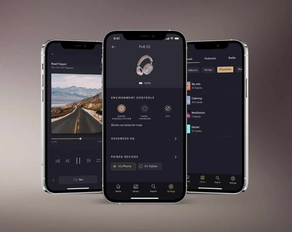 Bowers & Wilkins PX8 S2 - Warmstone/Onyx Black
