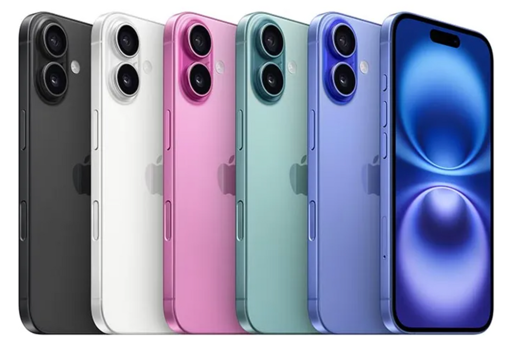 iPhone 16 128GB Black/White/Ultramarine/Pink/Teal