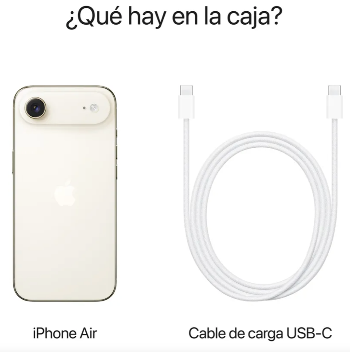iPhone Air 256GB White/Gold
