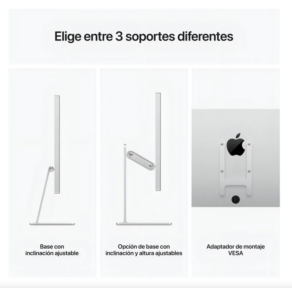 Apple 27" Studio Display MYJG3LL/A (Standard Glass, Tilt Adjustable Stand)