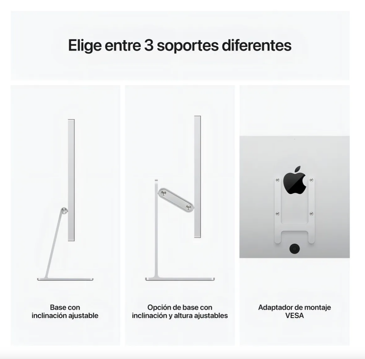 Apple 27" Studio Display MYJG3LL/A (Standard Glass, Tilt Adjustable Stand)